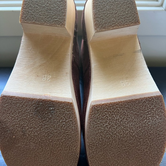 Swedish Hasbeens Brown Suede Ankle Booties - Picture 3 of 4